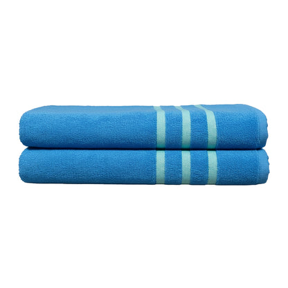 Turquoise | 02 Piece  Bath Towels