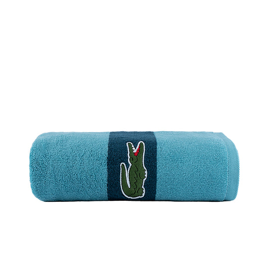 Aqua - HL - Lacoste Bath Towel – 512 GSM | Premium Cotton (70×130 cm)