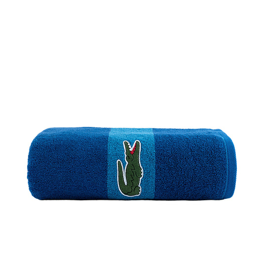 Blue - HL - Lacoste Bath Towel – 512 GSM | Premium Cotton (70×130 cm)