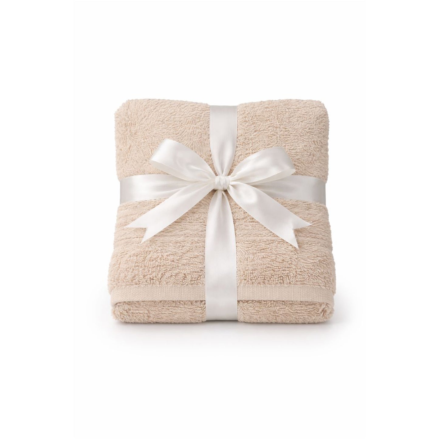 Beige | 2-Pack Dobby Guest Towel Set | TGT2BE1