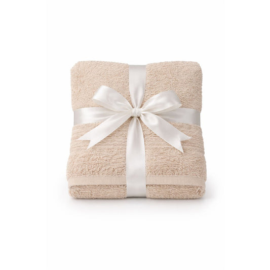 Beige | 2-Pack Dobby Guest Towel Set | TGT2BE1