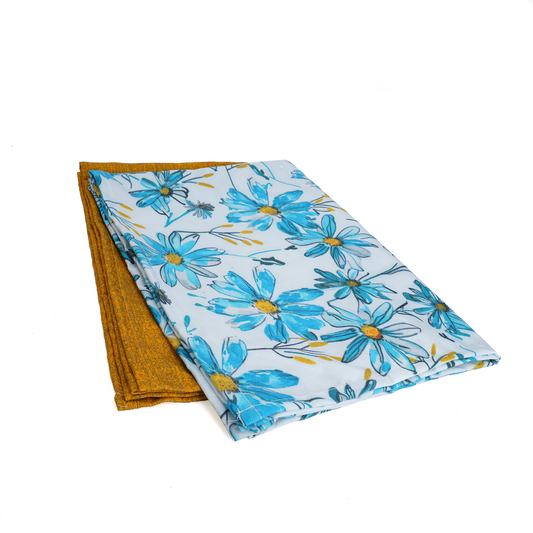 Blue – Printed Kitchen Towels Set of 2 | 18x26 Inches | 100% Cotton