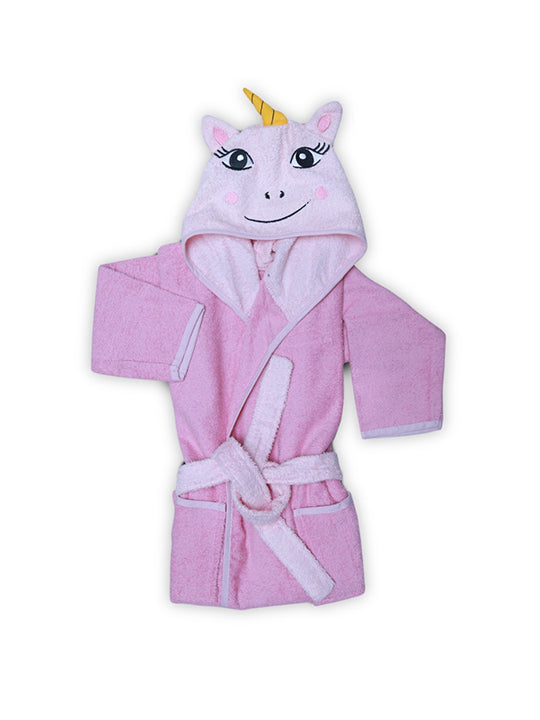 Unicorn Kid Hooded Bathrobe