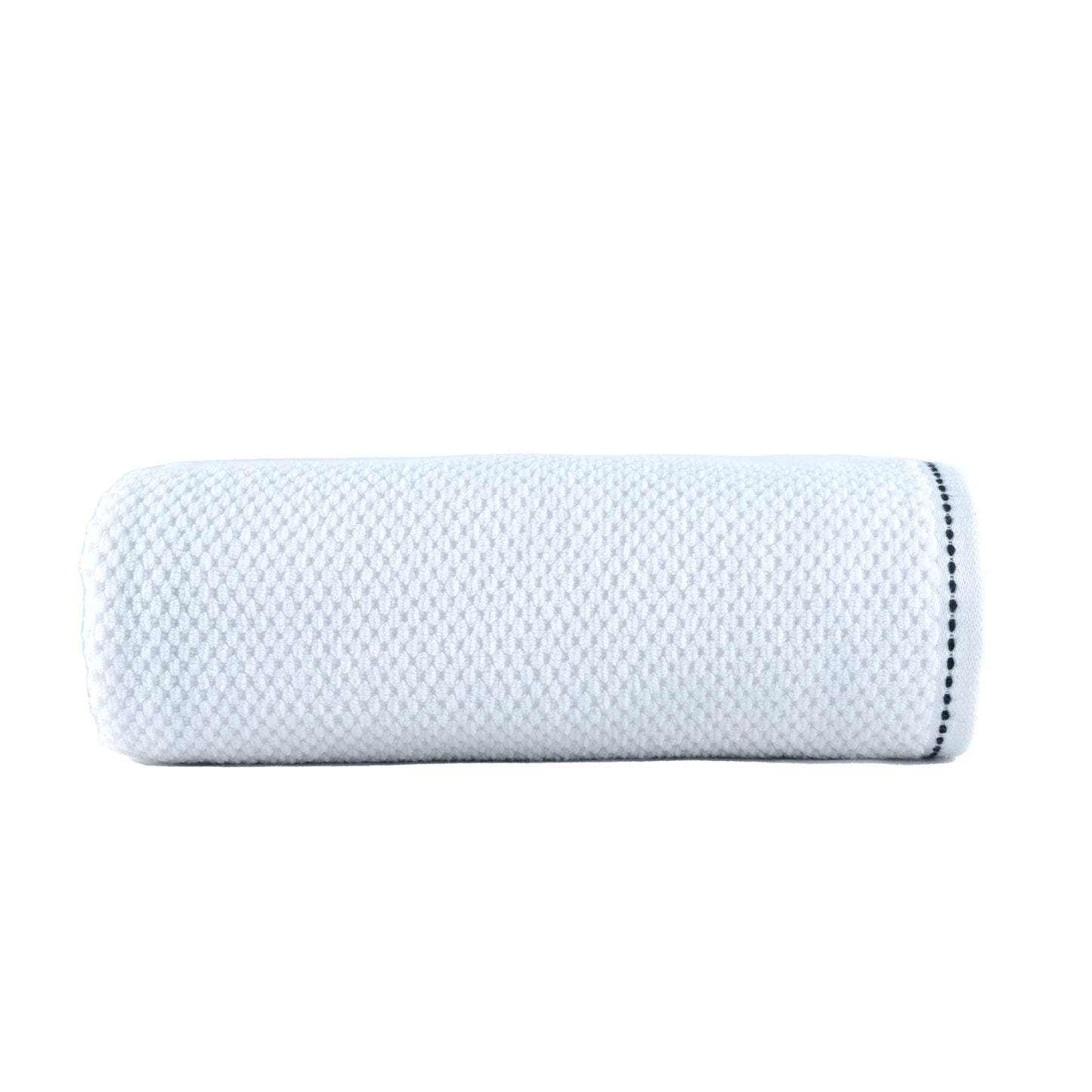 White | HL Oxford Hand Towel – 600 GSM | Popcorn Texture Premium Cotton (50×100 cm)