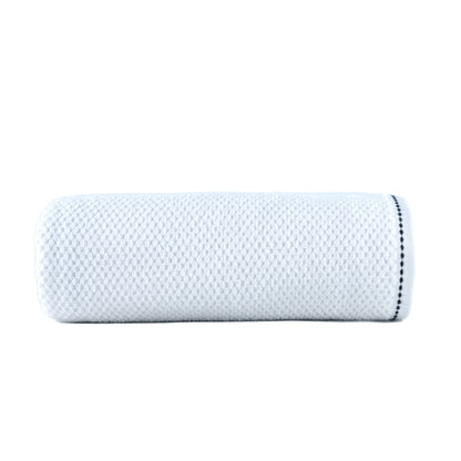 White | HL Oxford Hand Towel – 600 GSM | Popcorn Texture Premium Cotton (50×100 cm)