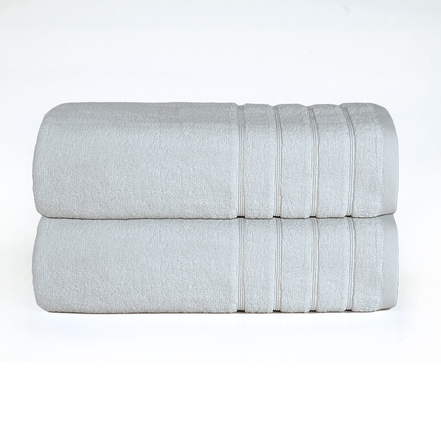 White Zero Twist Egyptian Bath Sheet Pack of 2 – 600 GSM | 90×140 cm