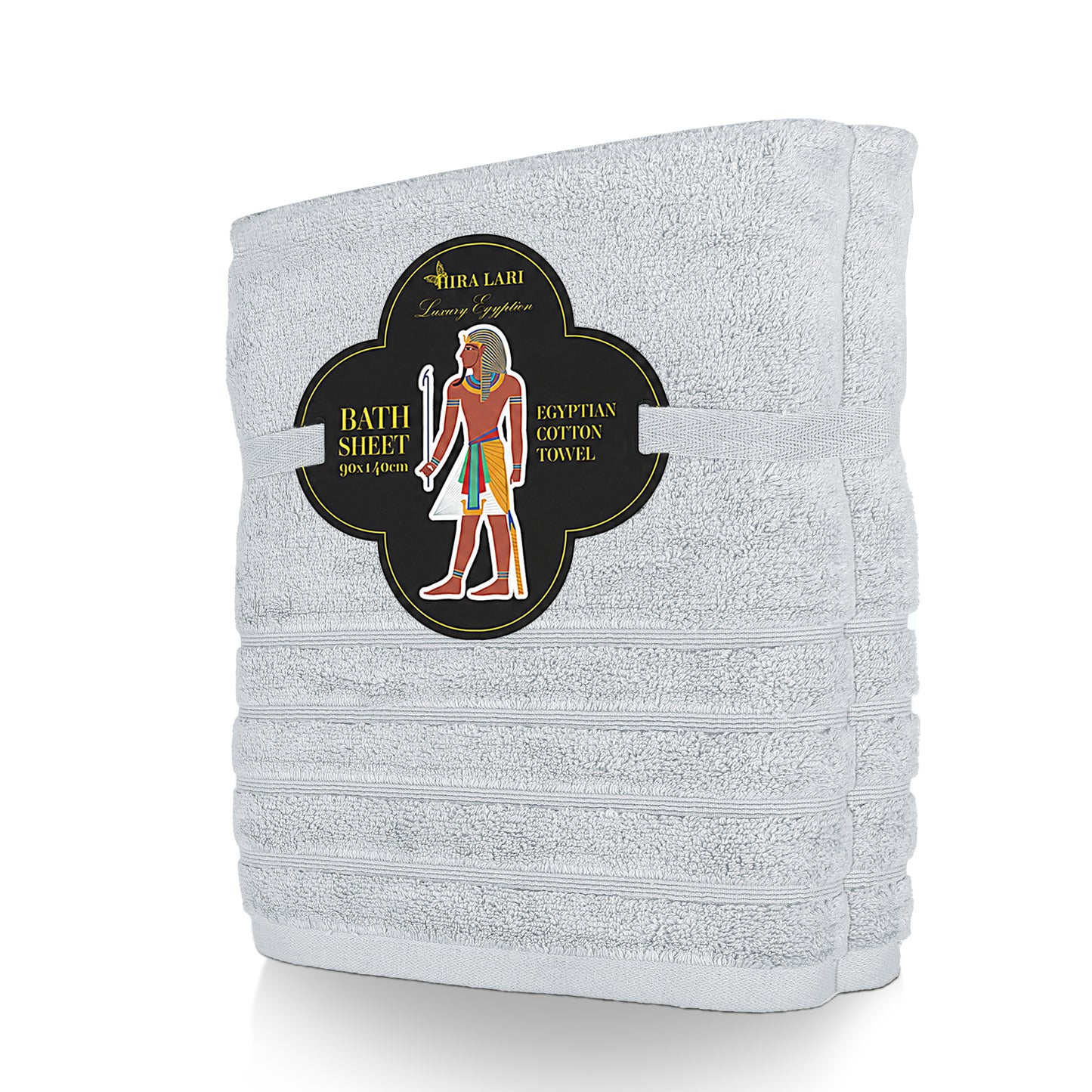 White Zero Twist Egyptian Bath Sheet Pack of 2 – 600 GSM | 90×140 cm