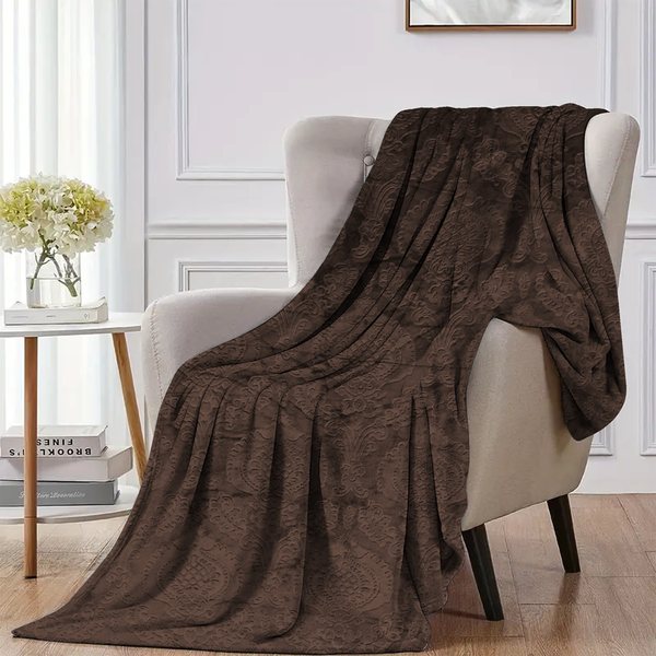 Fleece Blanket Grey Bed Bath