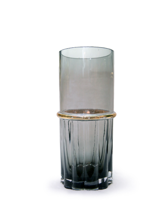 Glass vase (Black)