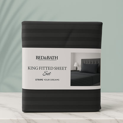 Grey – King Flat Sheet Set