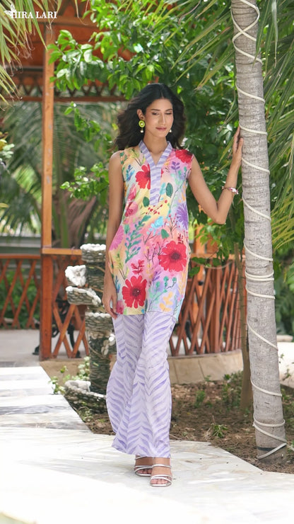 Phoolkari – 2 Piece Unstitched Lawn Suit | Hira Lari Lawn 2025 Collection