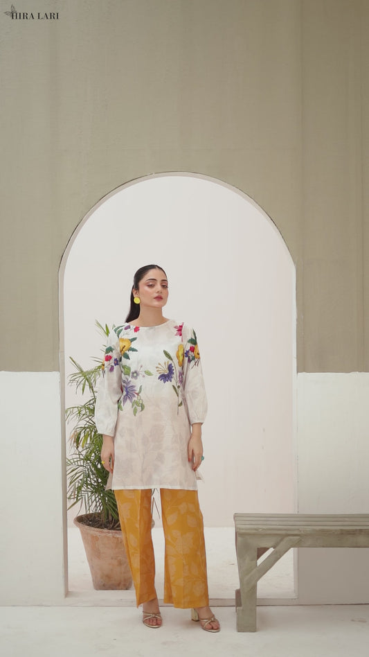 HL – Naqsh-e-Gul | 2 Piece Stitched Lawn Suit – Summer 2026