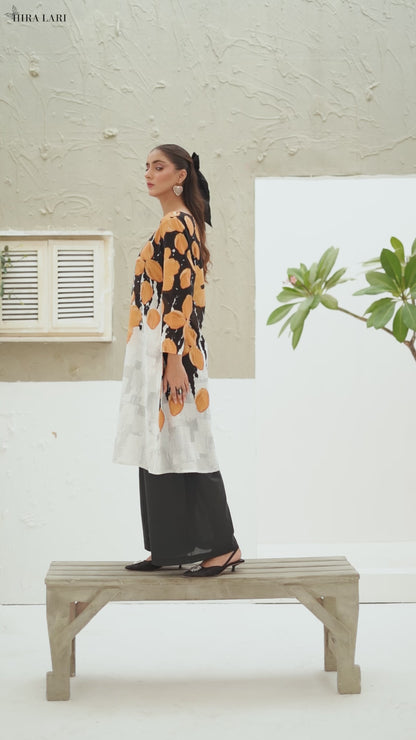 Gul-e-Nargis | Kurti by Hira Lari