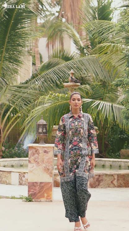 Naqsh-e-Parind – 2 Piece Unstitched Lawn Suit | Hira Lari Lawn 2025 Collection