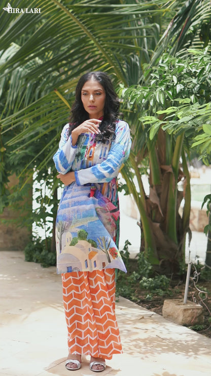 Zebrang – 2 Piece Unstitched Lawn Suit | Hira Lari Lawn 2025 Collection