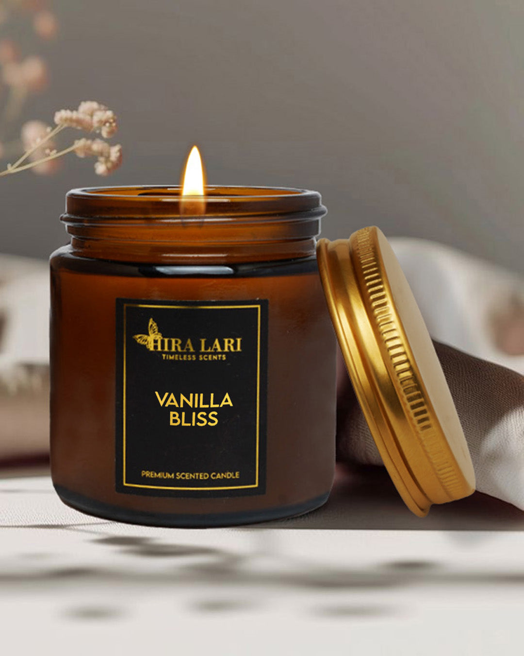 Vanila Amber Candle Jar – Small
